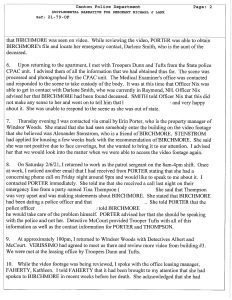 Canton Police Report Birchmore Sandra Birchmore well being check on a party at 3307 Windsor Woods Way.