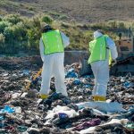 FBI searching at the Waste Management landfill on the morning of Oct. 28, 2022, for Quinton Simon's remains