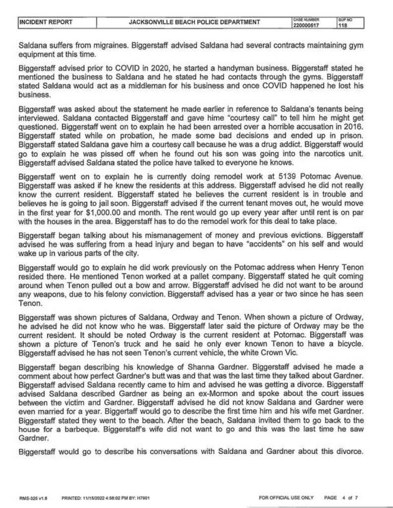 John Biggerstaff - Murder of Jared-Bridegan